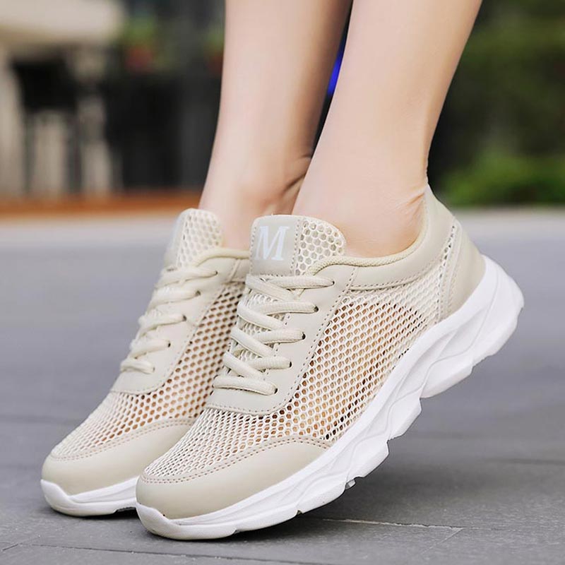 Yoga Fitness Name Ideas - Summer Breathable Sneakers Women Mesh Women's