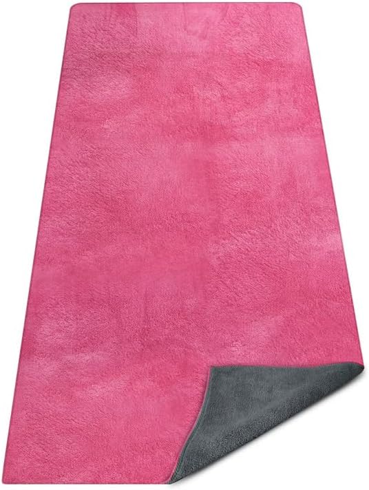 Yoga Fitness Mat - Yoga Mat Towel, Extra Thick 600GSM