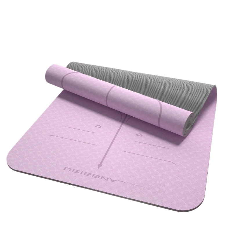 Yoga Fitness Mat - Tpe Yoga Mat For Beginners Extra