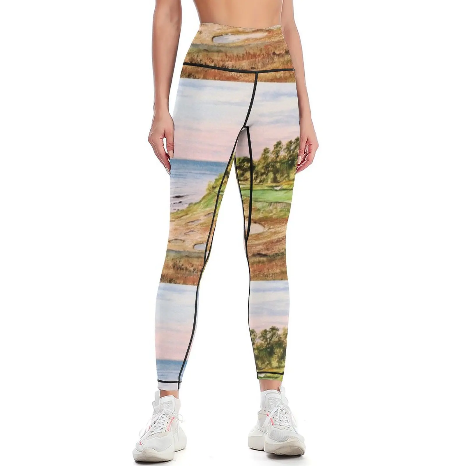 Yoga Fitness Course - Whistling Straits Golf Course Leggings Fitness