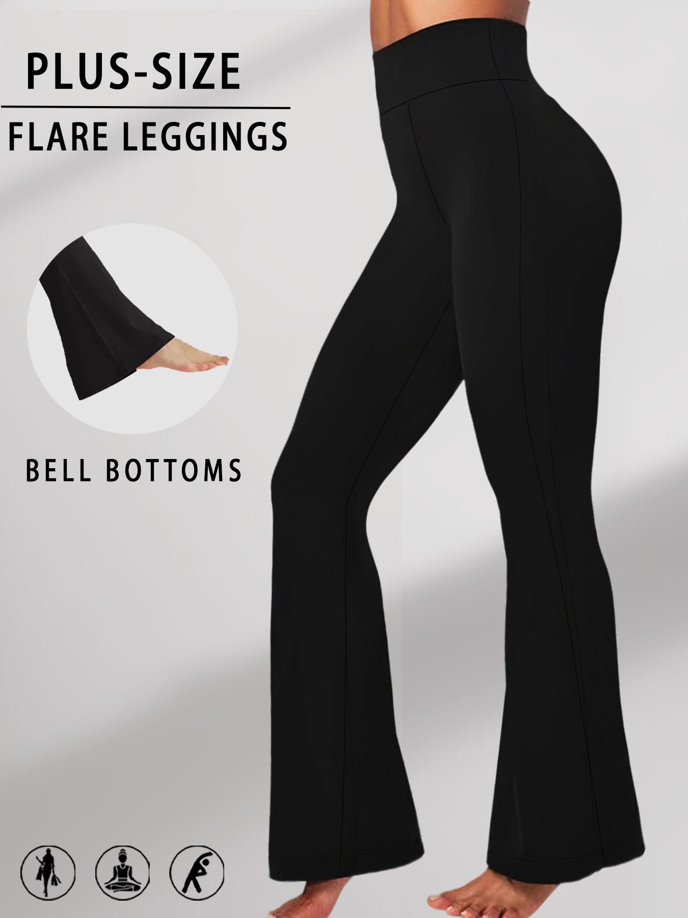 Plus Size Women's Super Soft F - مراجعة Yoga Fitness Plus وسعره
