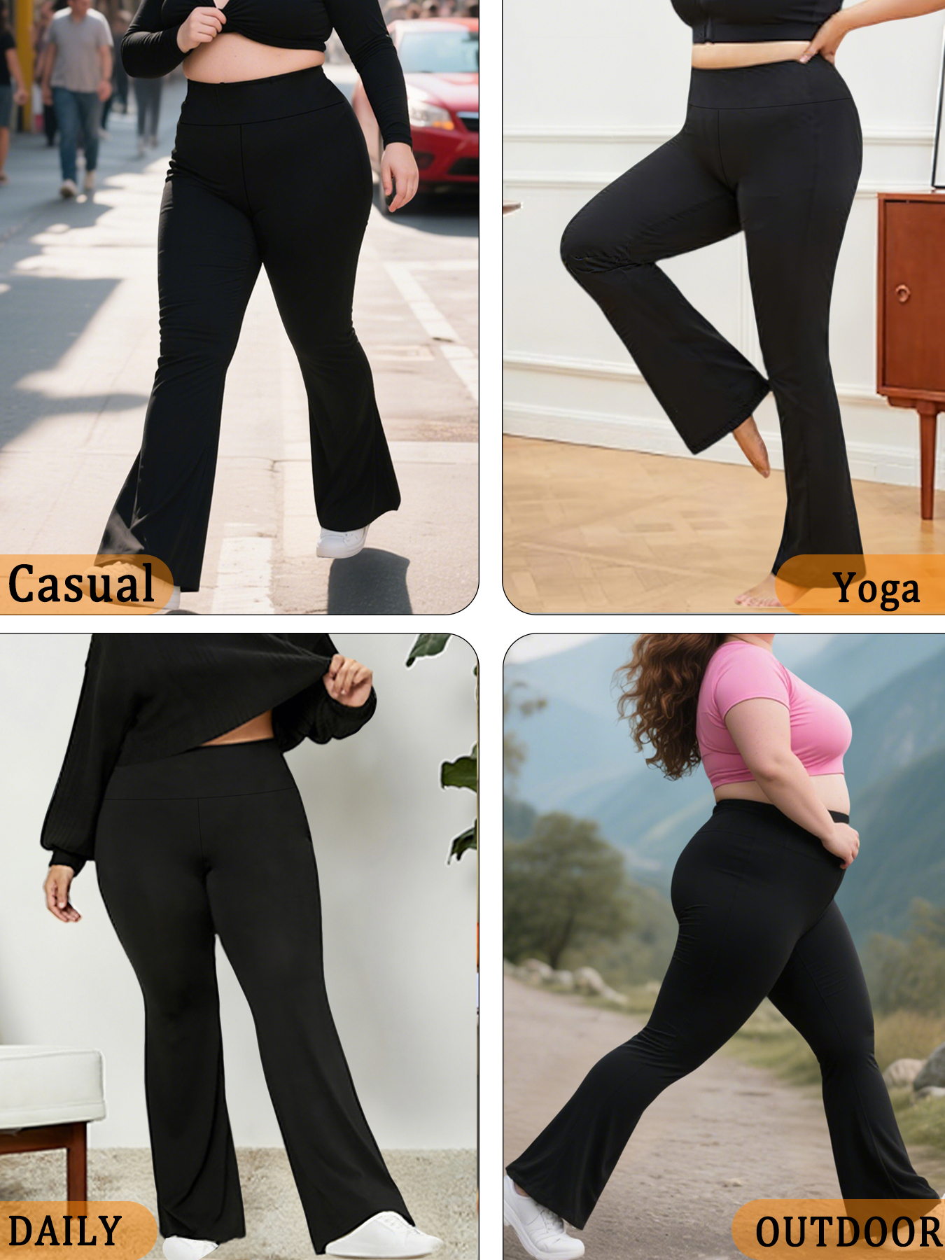 Plus Size Women's Super Soft F - مراجعة Yoga Fitness Plus وسعره