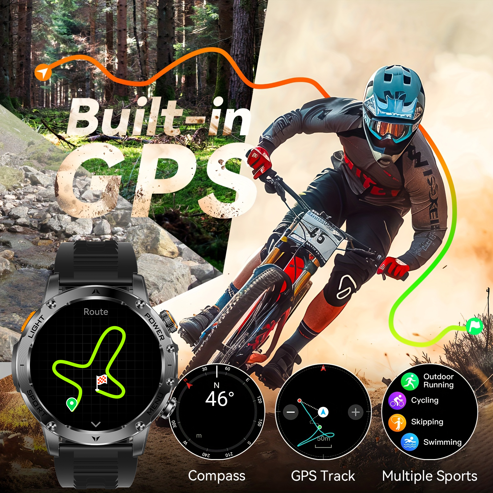 2025 New GPS Outdoor Sports Sm - مراجعة Wrist Wraps Fitness وسعره