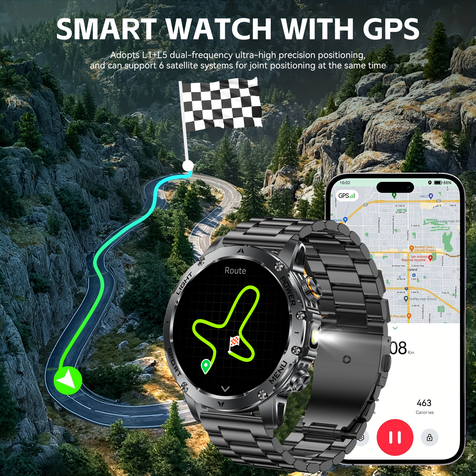 2025 New GPS Outdoor Sports Sm - مراجعة Wrist Wraps Fitness وسعره
