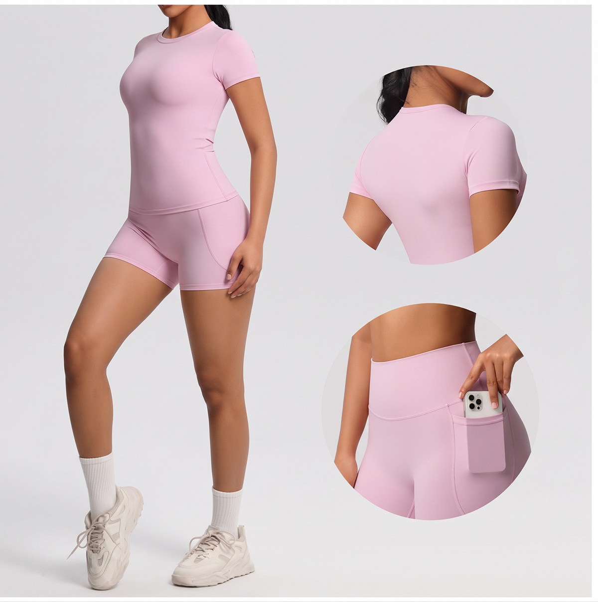 Pocket Yoga Set Speed Drying R - مراجعة Yoga Fitness Wear وسعره