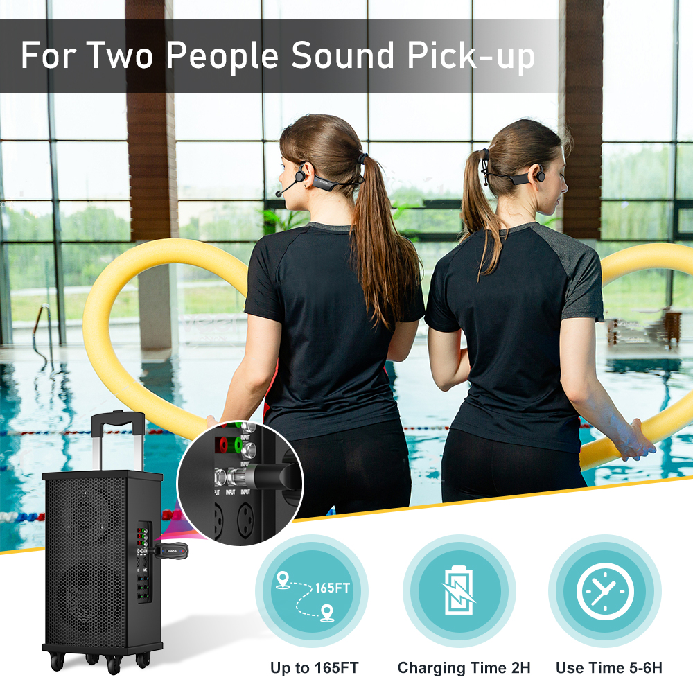 KIMAFUN Dual Wireless Headset  - مراجعة Yoga Fitness Instructor وسعره