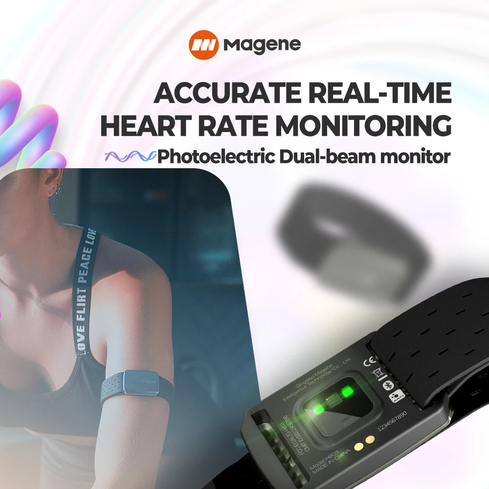 Magene H803 Heart Rate Armband - مراجعة Wrist Wraps Fitness وسعره