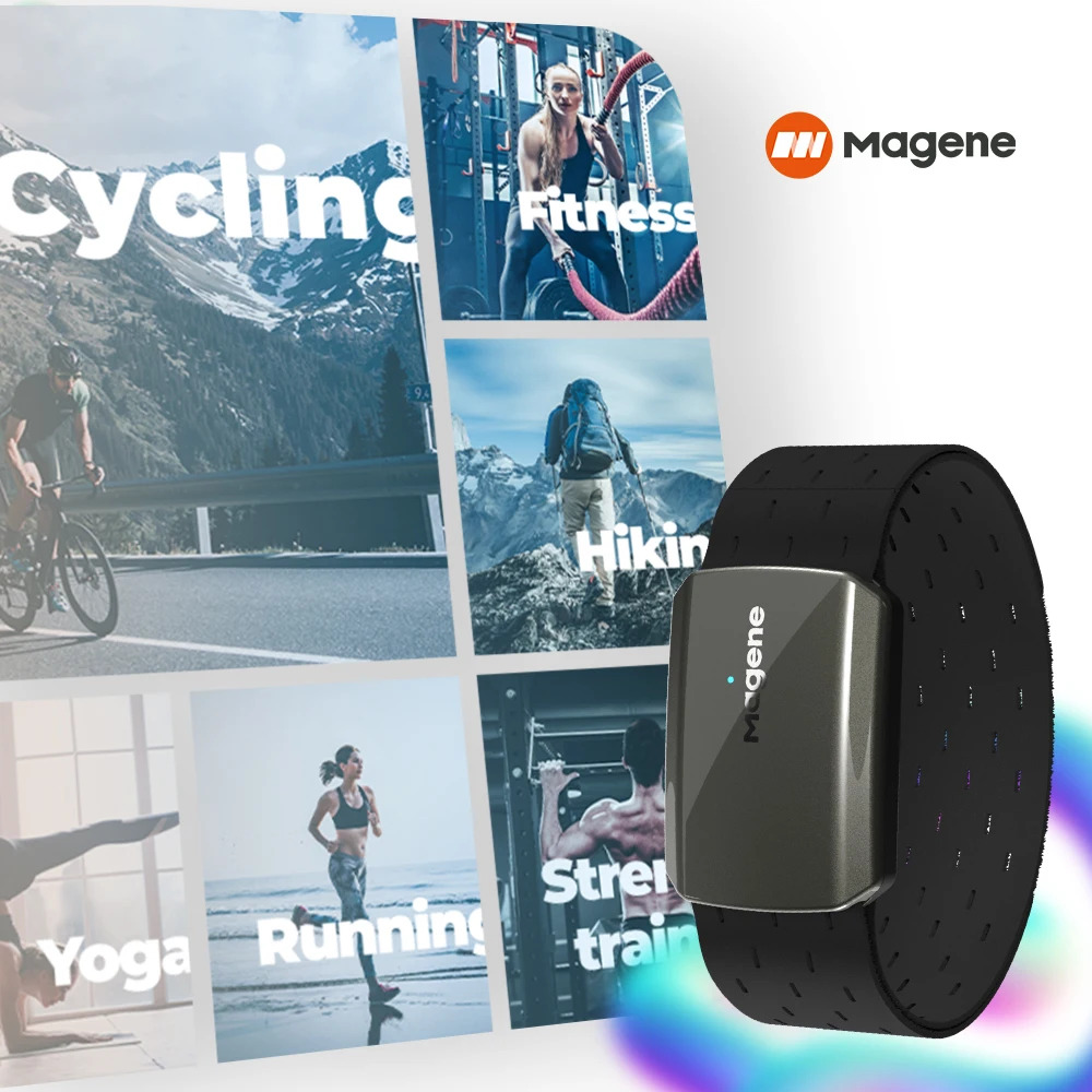 Magene H803 Heart Rate Armband - مراجعة Wrist Wraps Fitness وسعره