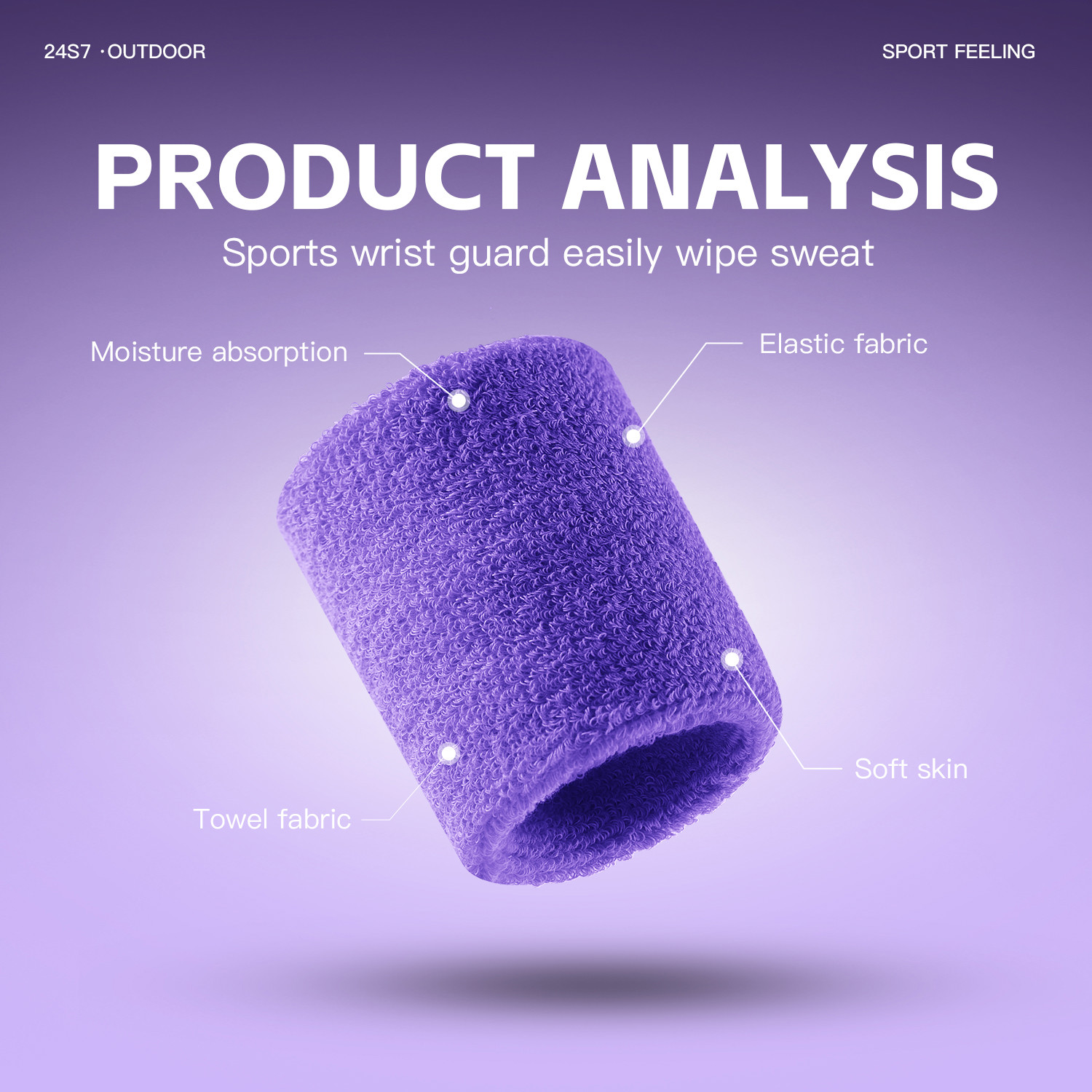 Towel Sports Wrist bands Tenni - مراجعة Wrist Wraps Fitness وسعره