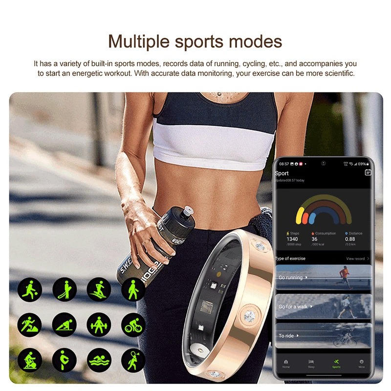 For Xiaomi Smart Ring Women Me - مراجعة Wrist Wraps Fitness وسعره