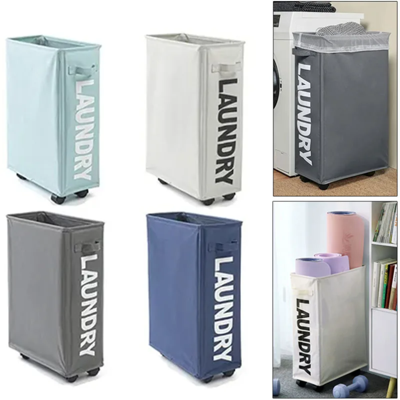 Laundry Basket with Wheels Lar - مراجعة Yoga Fitness Mat وسعره
