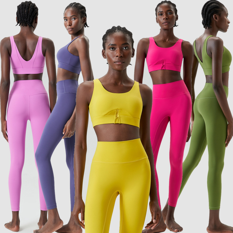 Two Pieces Set Zipper Yoga Spo - مراجعة Yoga Fitness Plus وسعره