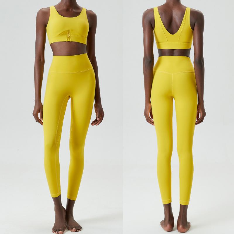 Two Pieces Set Zipper Yoga Spo - مراجعة Yoga Fitness Plus وسعره