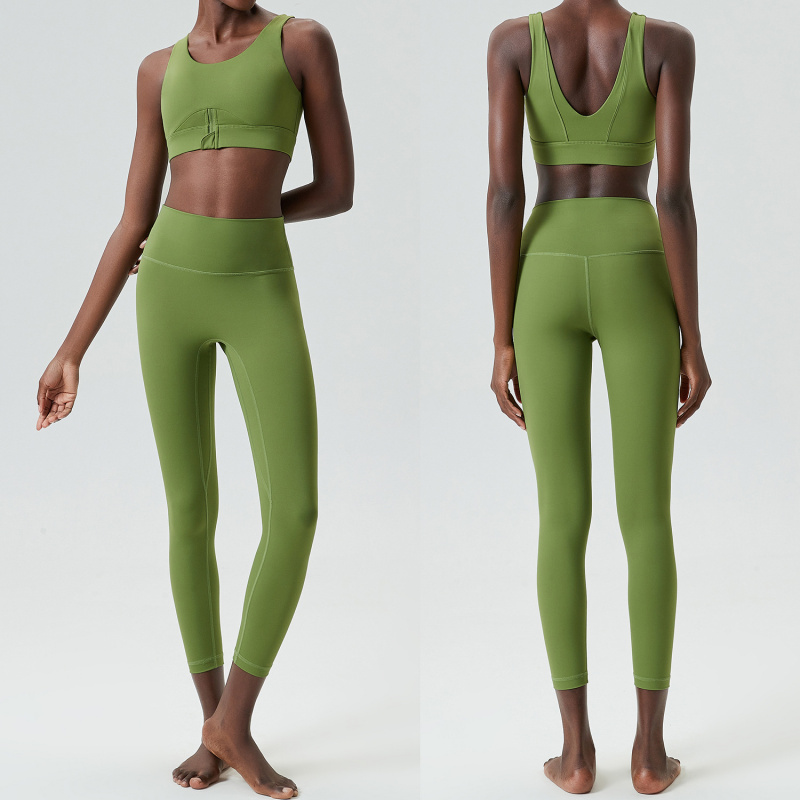 Two Pieces Set Zipper Yoga Spo - مراجعة Yoga Fitness Plus وسعره