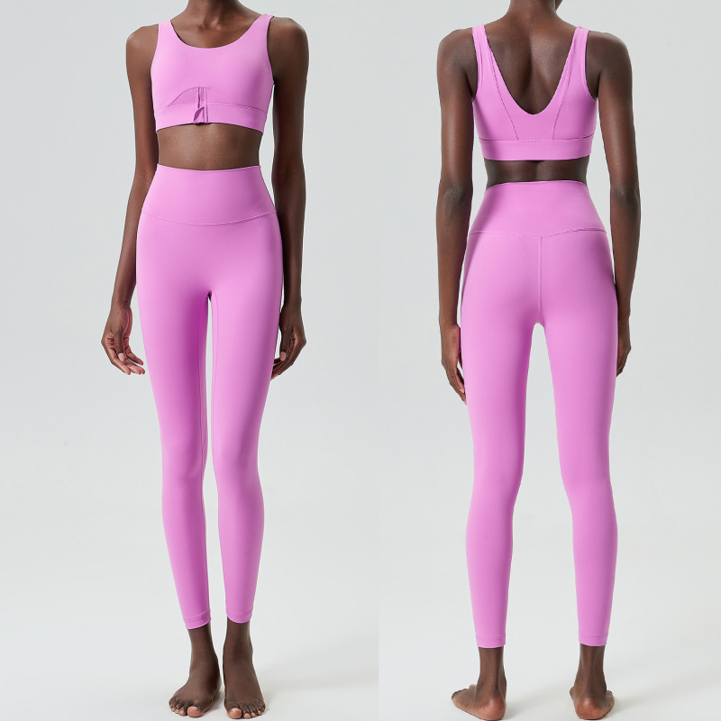 Two Pieces Set Zipper Yoga Spo - مراجعة Yoga Fitness Plus وسعره