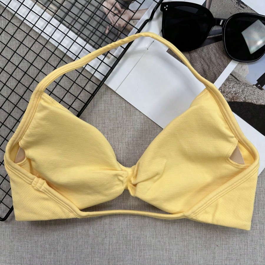 Women Elegant Backless Spaghet - مراجعة Yoga Fitness Wear وسعره