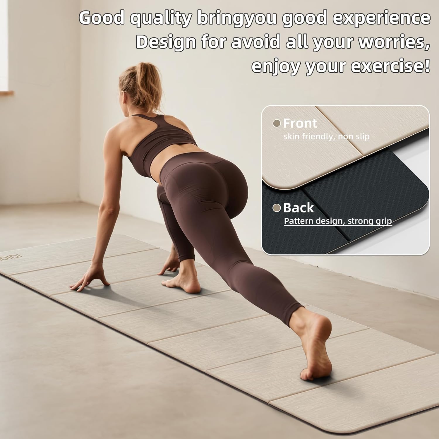 Foldable Yoga Mat Extra Thick  - مراجعة Yoga And Fitness Studio وسعره