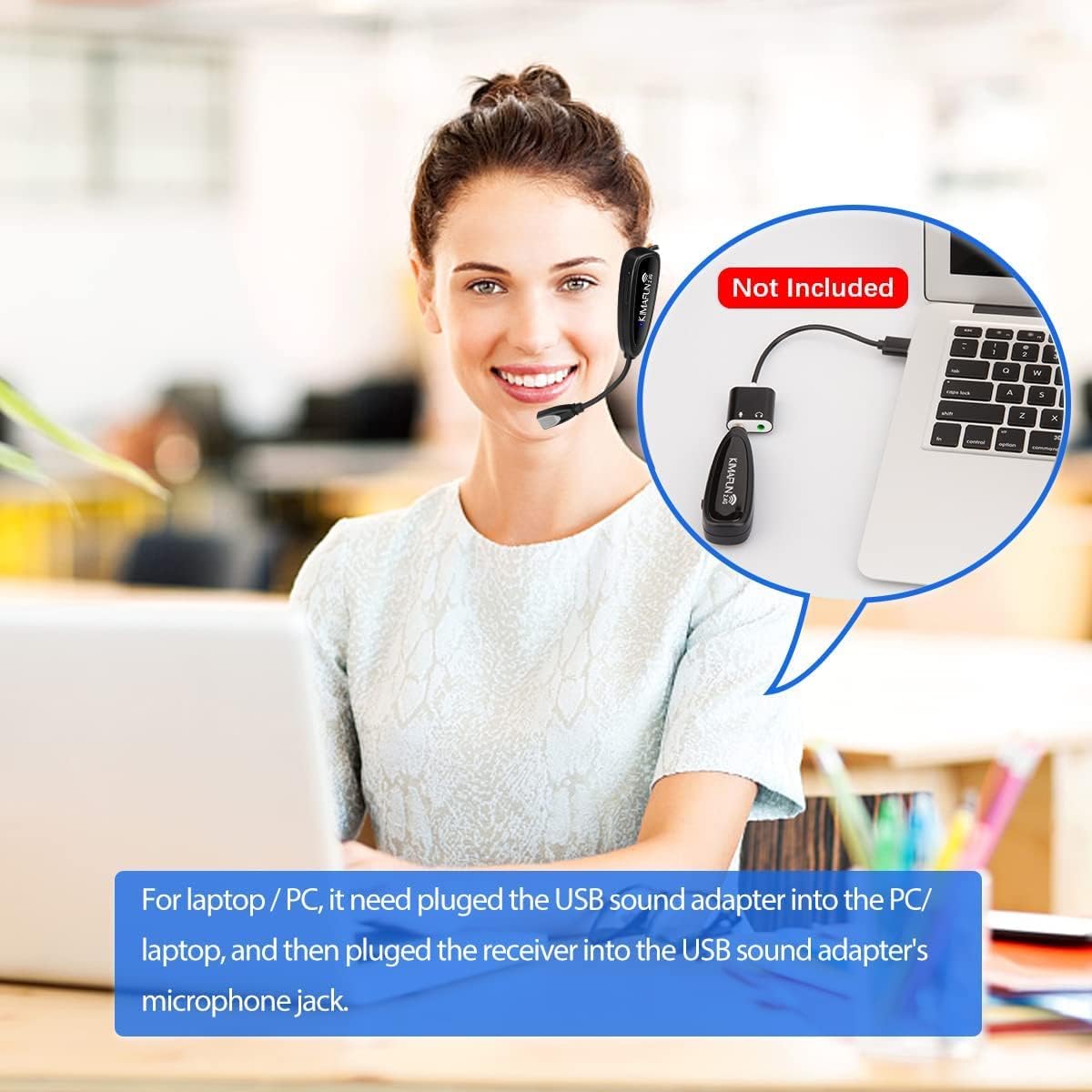 Wireless Headset Microphone Sy - مراجعة Yoga Fitness Instructor وسعره