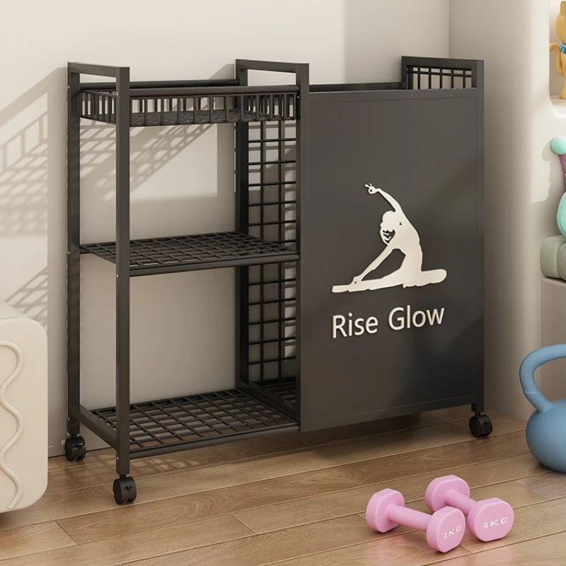 Mobile Fitness Cart with Wheel - مراجعة Yoga Fitness Gear وسعره