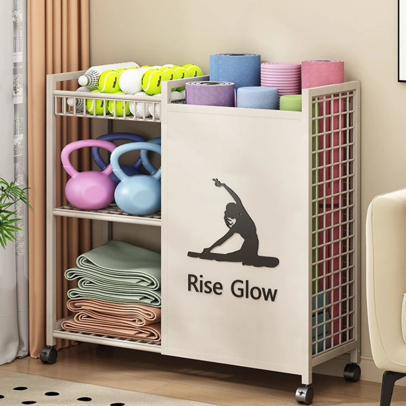 Mobile Fitness Cart with Wheel - مراجعة Yoga Fitness Gear وسعره