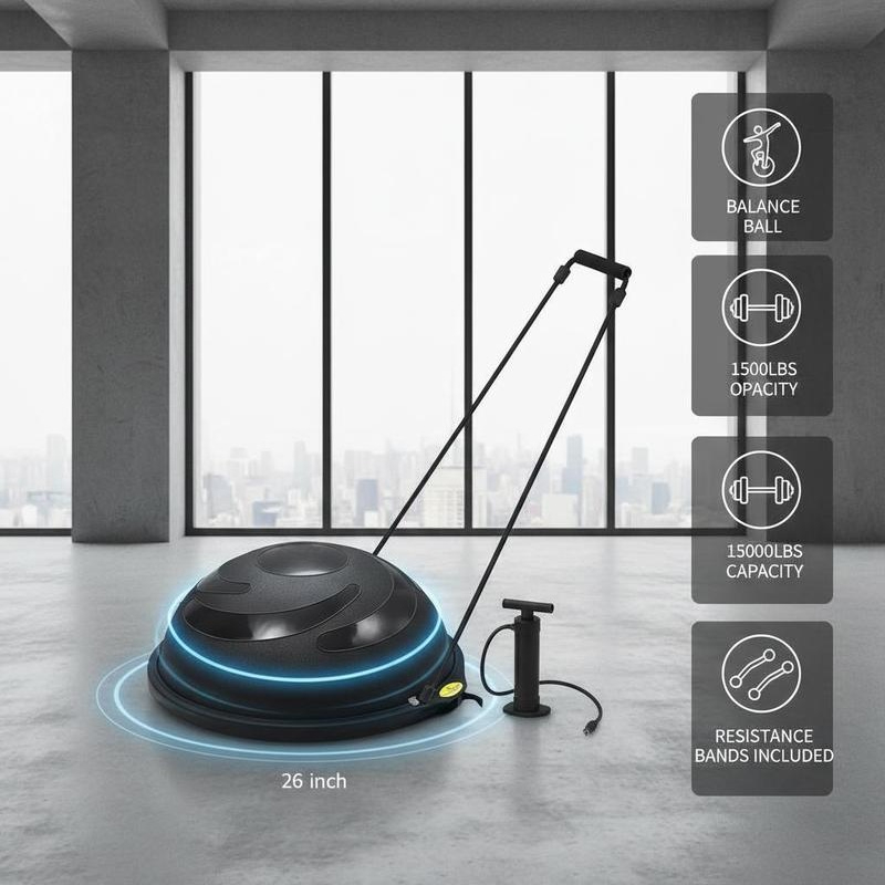 Semi-Sphere Balance Trainer 26 - مراجعة Yoga And Fitness Studio وسعره
