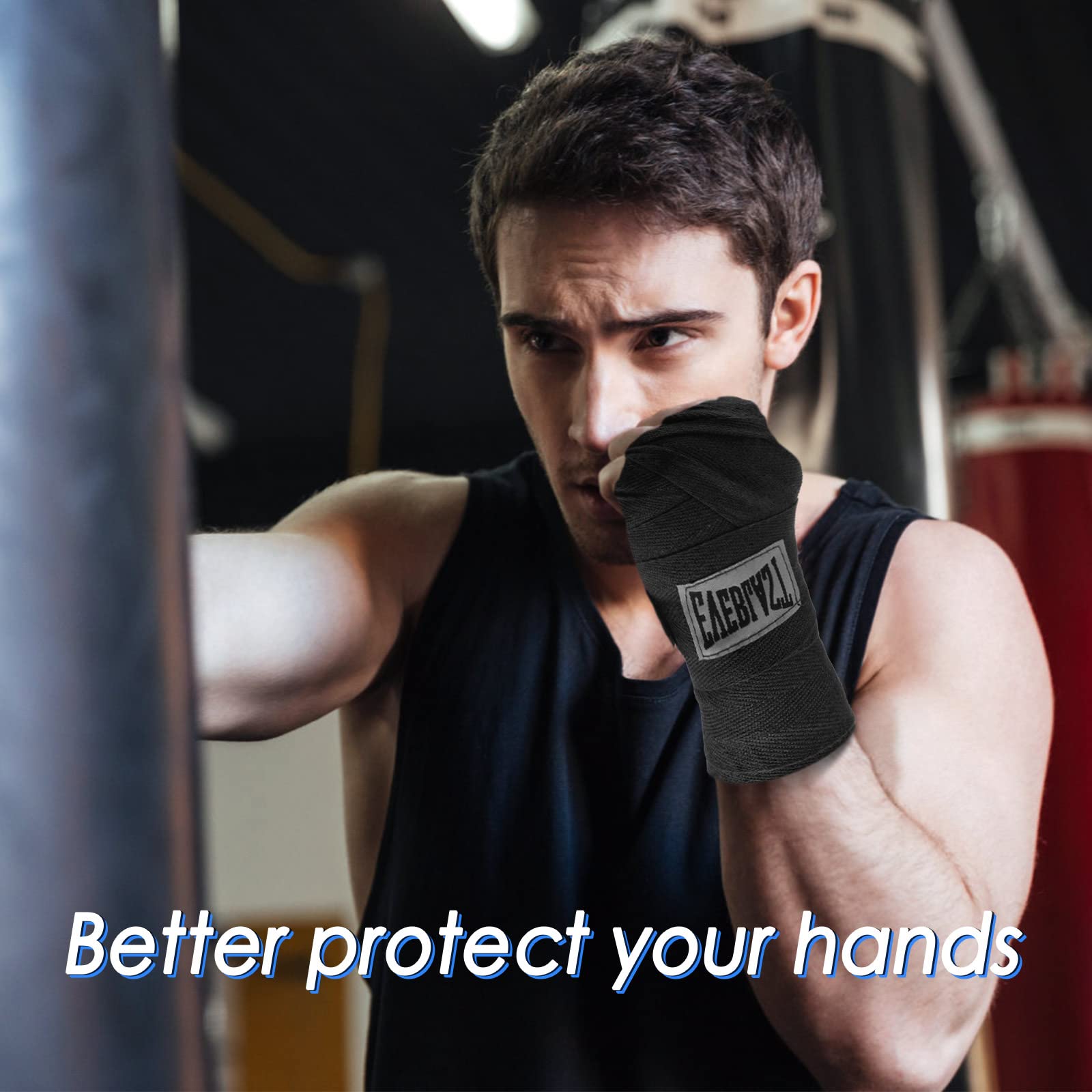 Cotton Boxing Bandages  Soft & - مراجعة Wrist Wraps Fitness وسعره