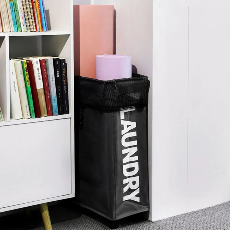 Laundry Basket with Wheels Lar - مراجعة Yoga Fitness Mat وسعره