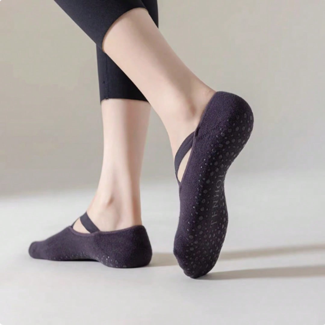 Anti-slip silicone sole yoga s - مراجعة Yoga Fitness Mat وسعره