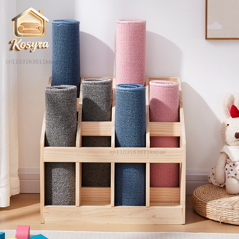 Solid Wood Floor Storage Rack  - مراجعة Yoga Fitness Gear وسعره