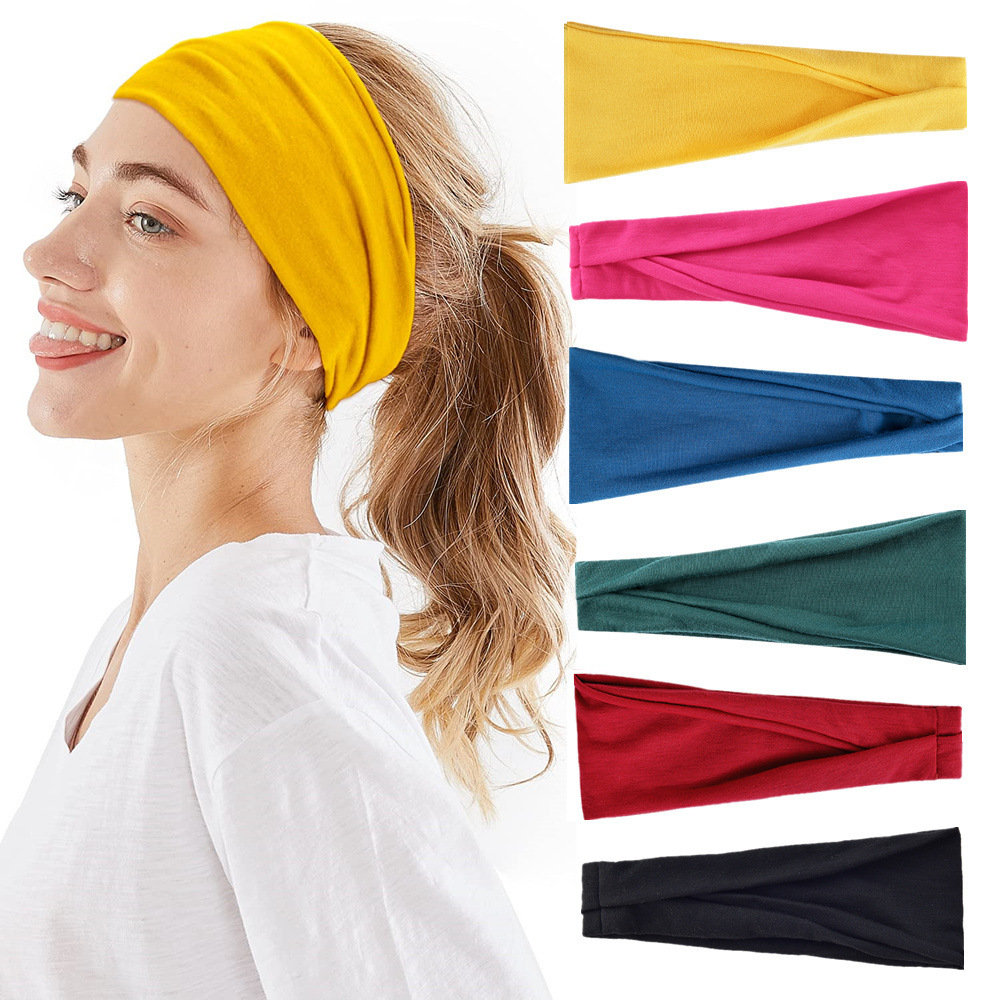 Solid Color Sports Yoga Headba - مراجعة Stretch Strap Yoga وسعره