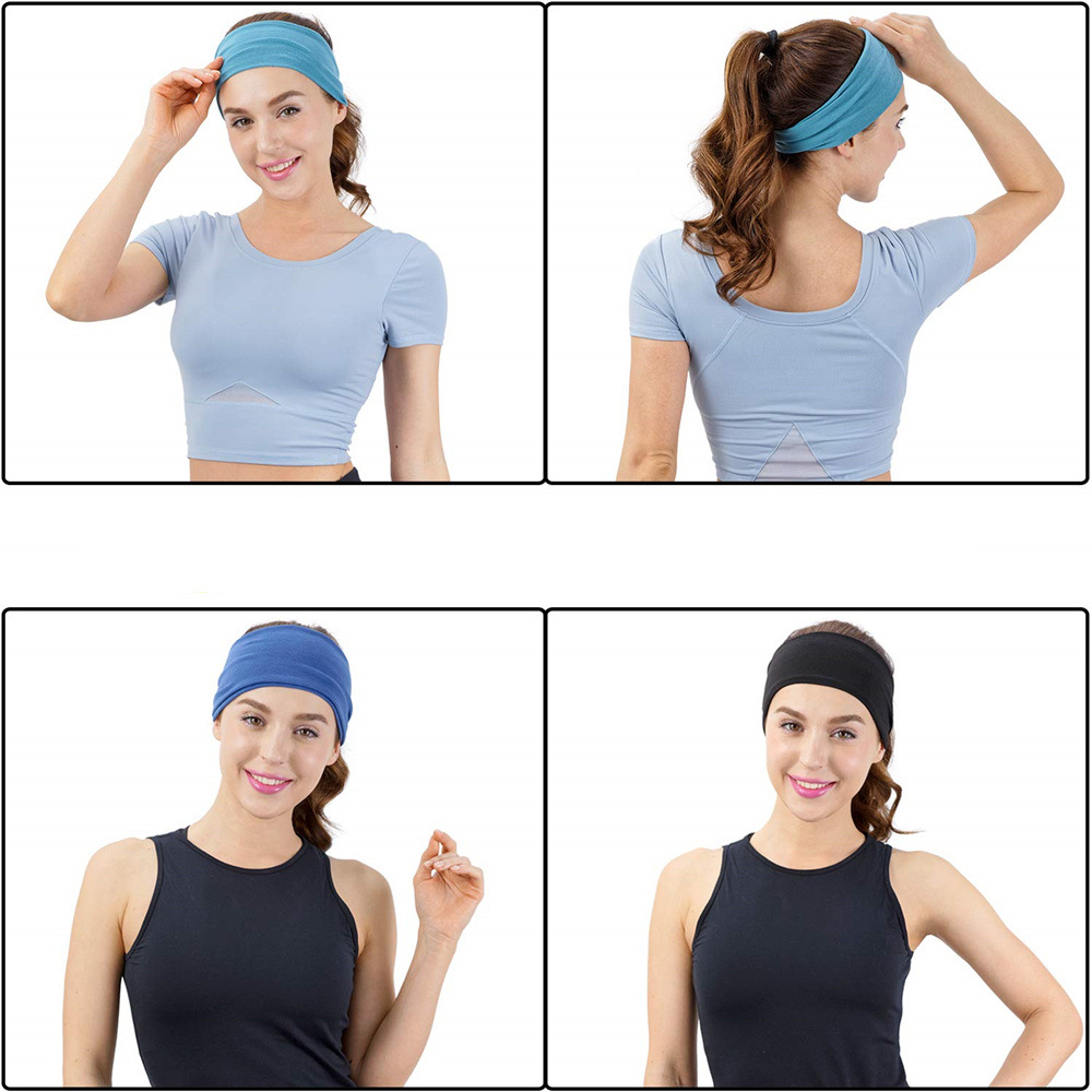 Solid Color Sports Yoga Headba - مراجعة Stretch Strap Yoga وسعره