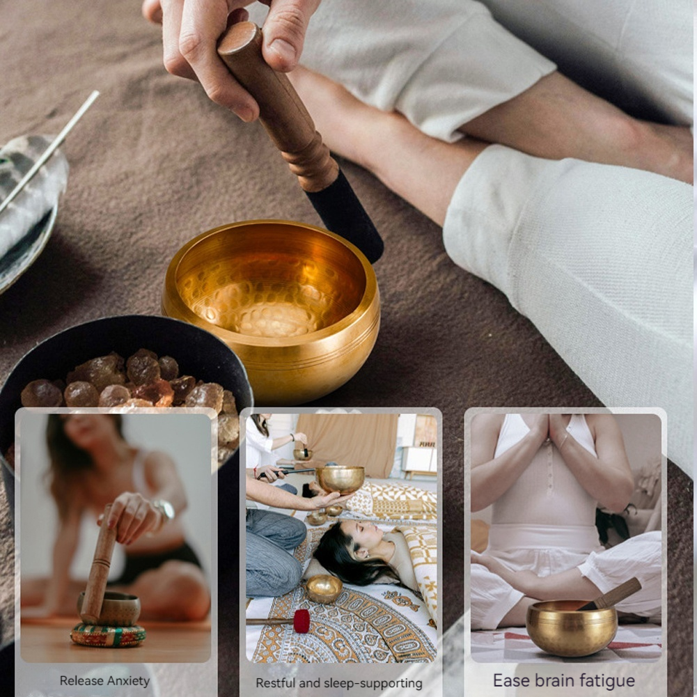 Tibetan Singing Bowl Set Uniqu - مراجعة Yoga Fitness Outfit وسعره