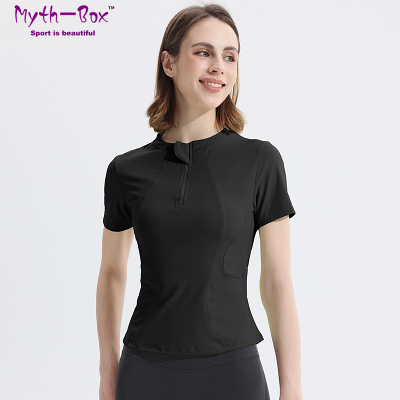 Summer Women Yoga Shirts Slim  - مراجعة Yoga Fitness Qc وسعره