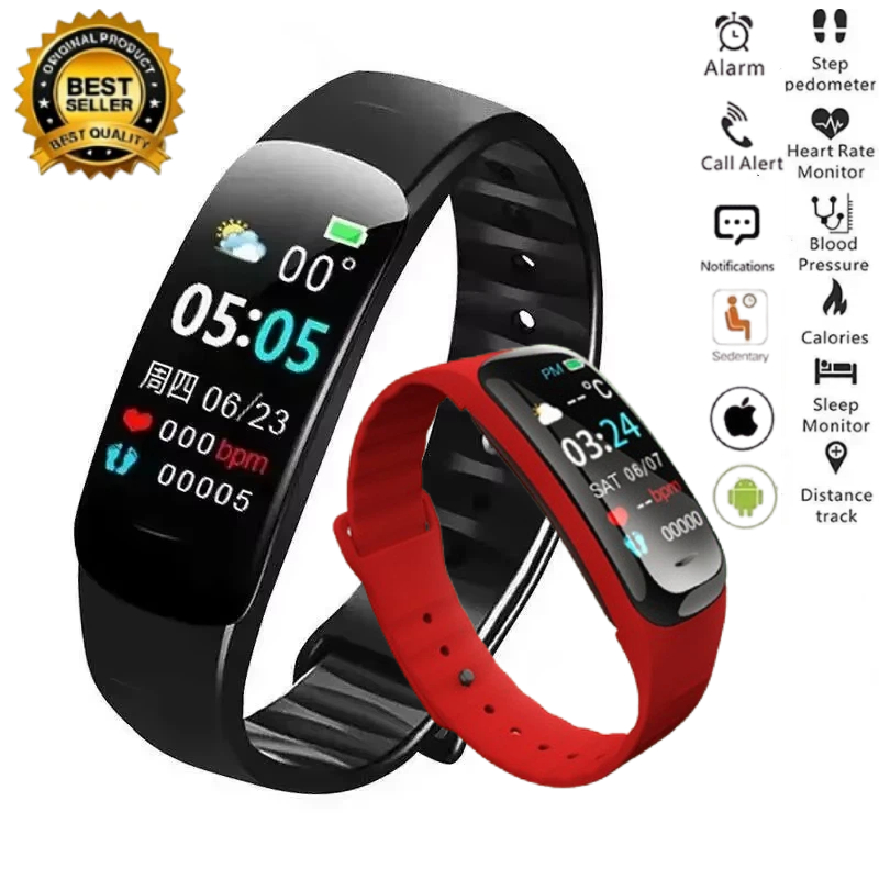 C1 Plus Smart Watch Fitness Tr - مراجعة Wrist Wraps Fitness وسعره