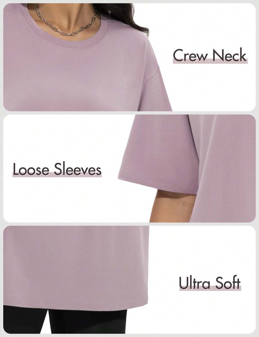 Plus Size Women Loose Fit Roun - مراجعة Yoga Fitness Plus وسعره