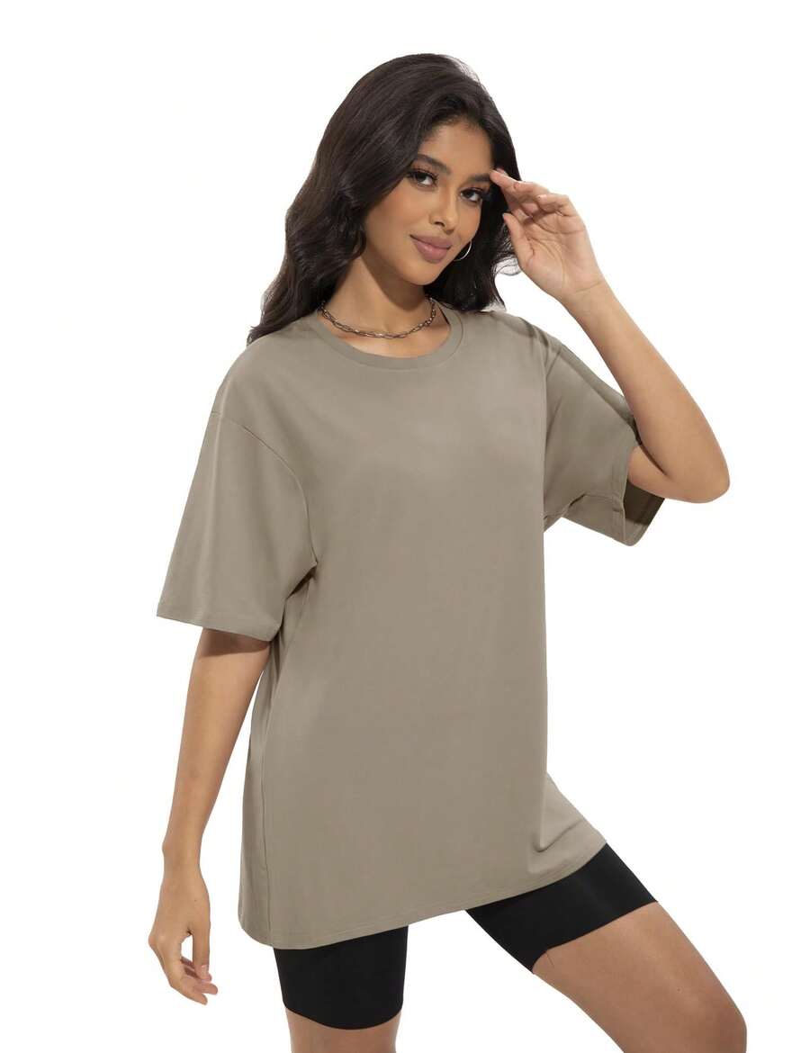Plus Size Women Loose Fit Roun - مراجعة Yoga Fitness Plus وسعره