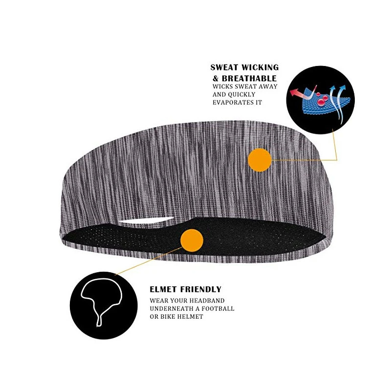 3PCS Sweatband for Men Women E - مراجعة Stretch Strap Yoga وسعره