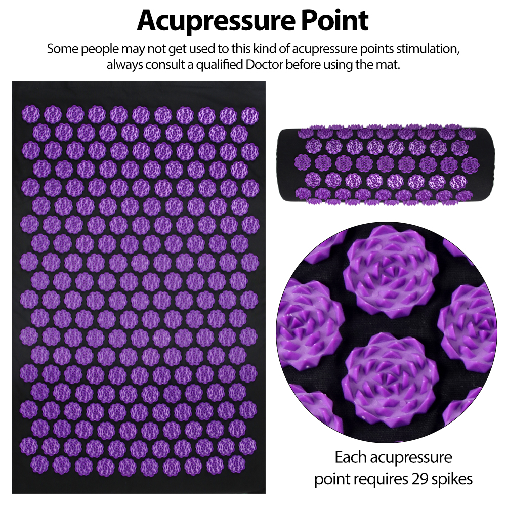 Acupressure Yoga Mat Kuznetsov - مراجعة Yoga Fitness Mat وسعره
