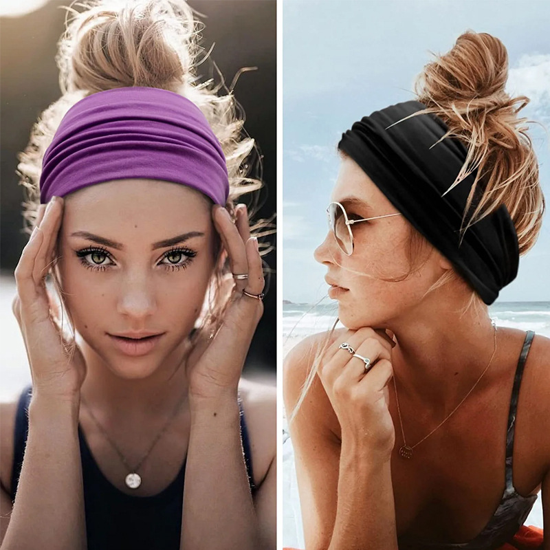 Sweatband for Men Women Elasti - مراجعة Stretch Strap Yoga وسعره