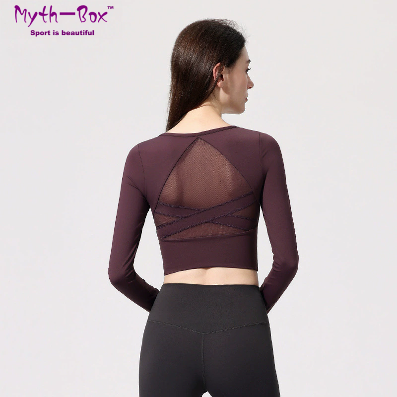 Women Yoga Shirts With Pad Lon - مراجعة Yoga Fitness Qc وسعره