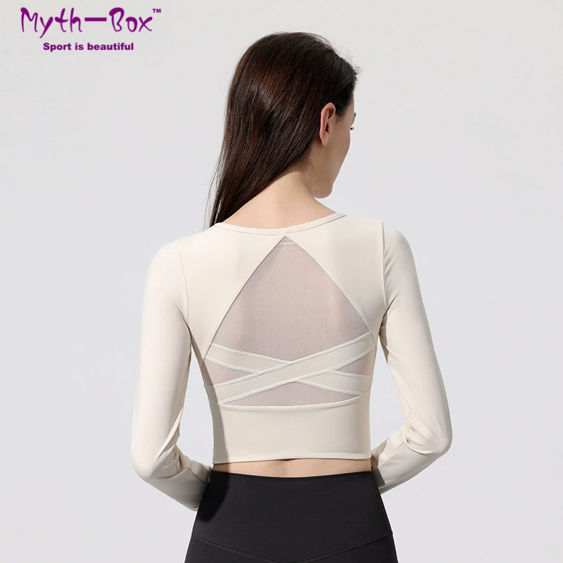 Women Yoga Shirts With Pad Lon - مراجعة Yoga Fitness Qc وسعره