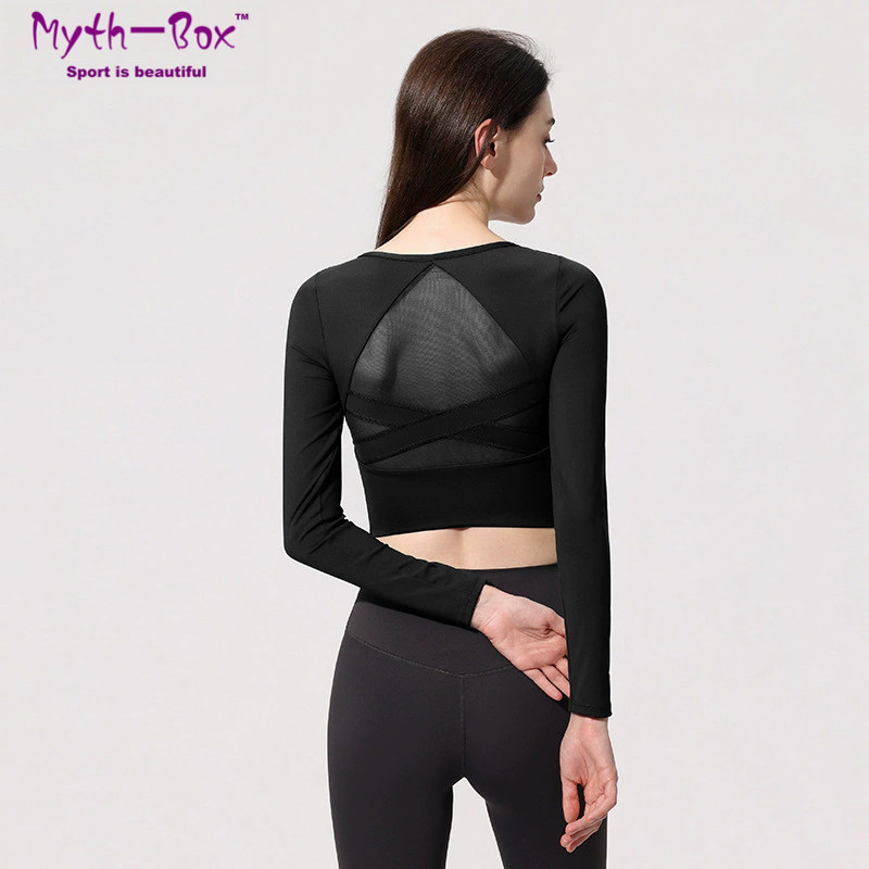 Women Yoga Shirts With Pad Lon - مراجعة Yoga Fitness Qc وسعره