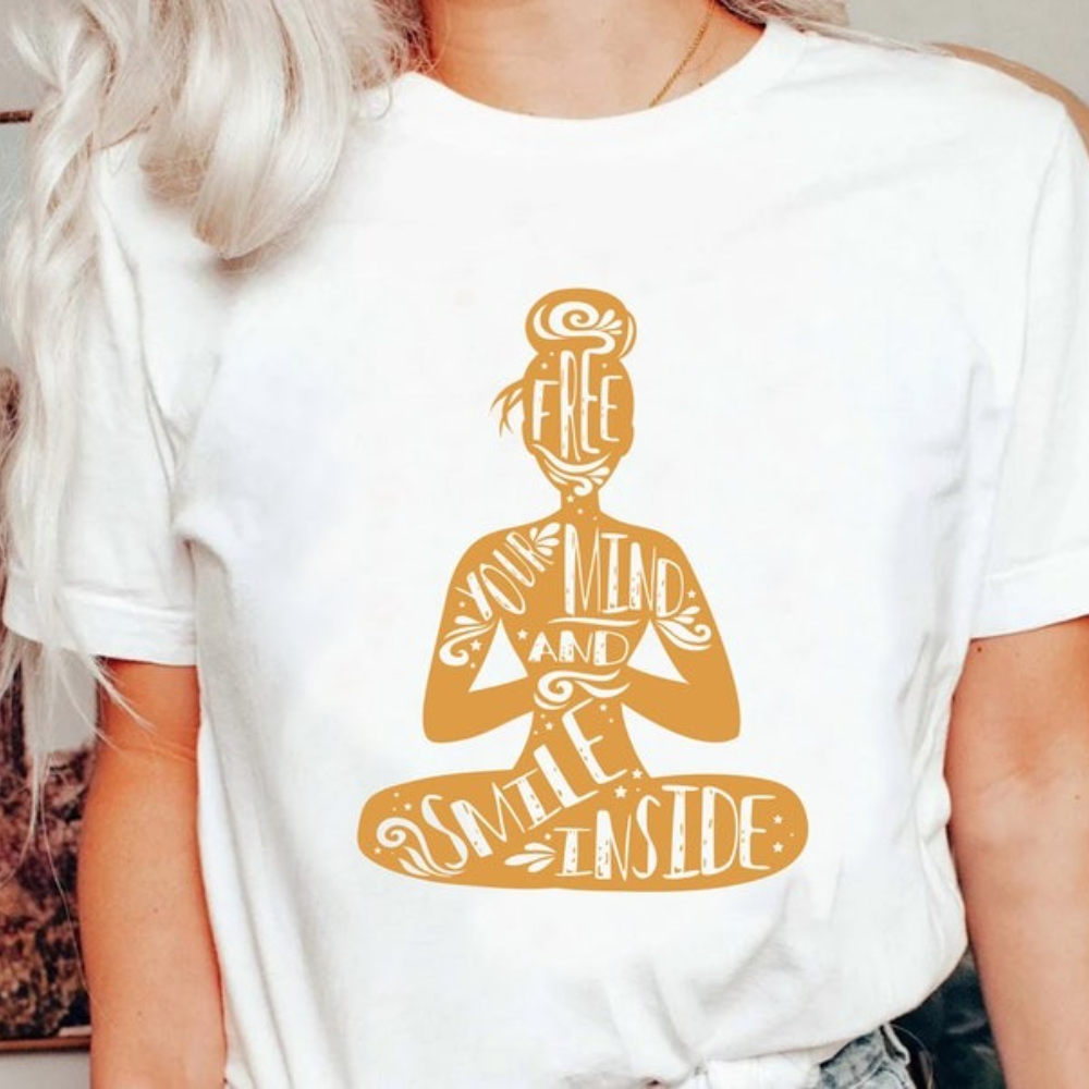 Yoga T-Shirt Free Your Mind Po - مراجعة Yoga Fitness Instructor وسعره