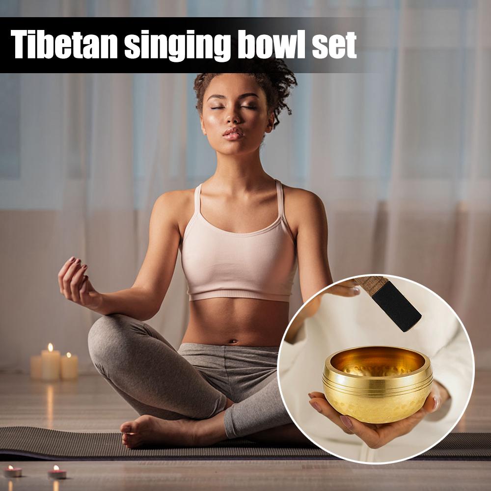 1Set Singing Bowl Set Meditati - مراجعة Yoga Fitness Outfit وسعره