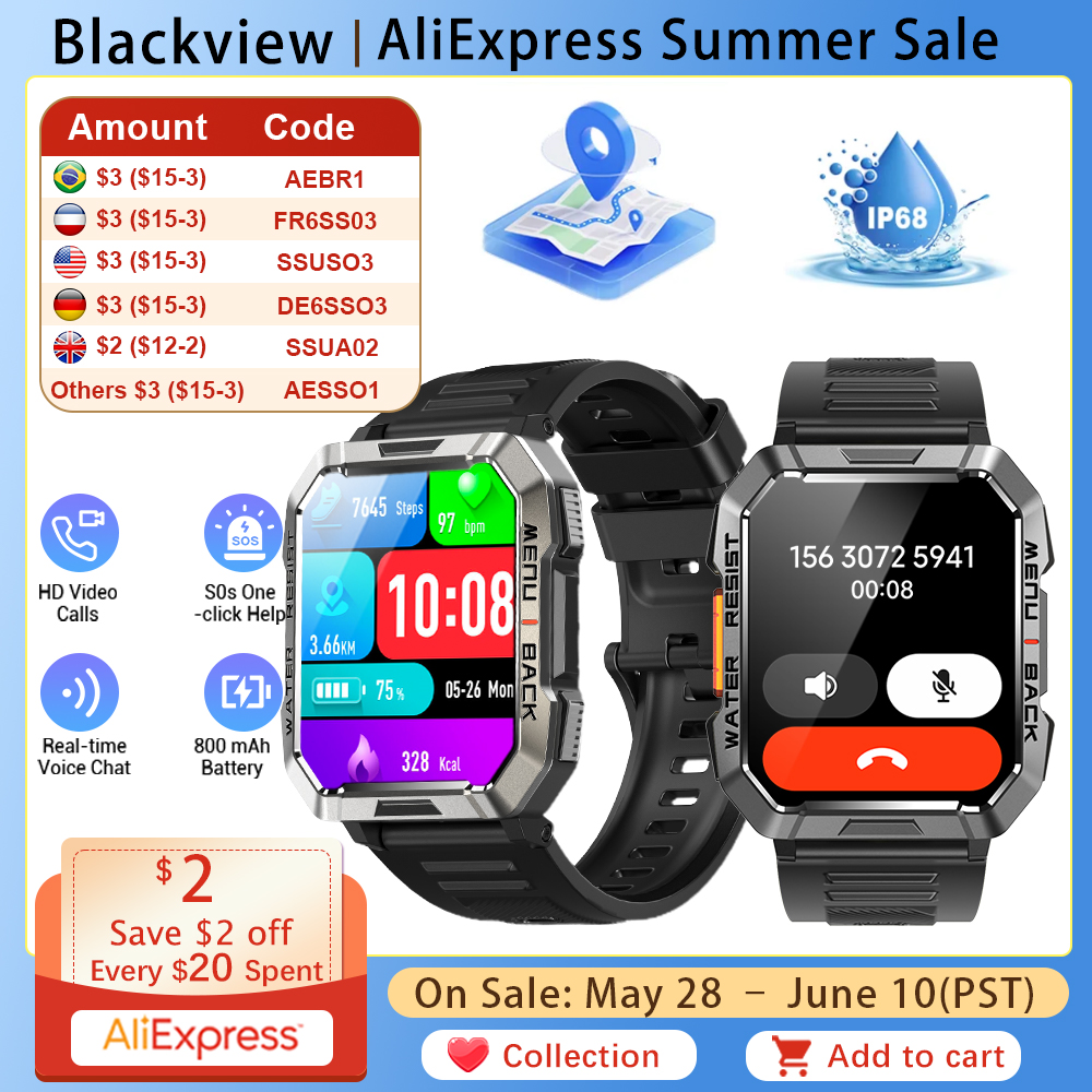 Blackview R60 Bluetooth Call S - مراجعة Wrist Wraps Fitness وسعره