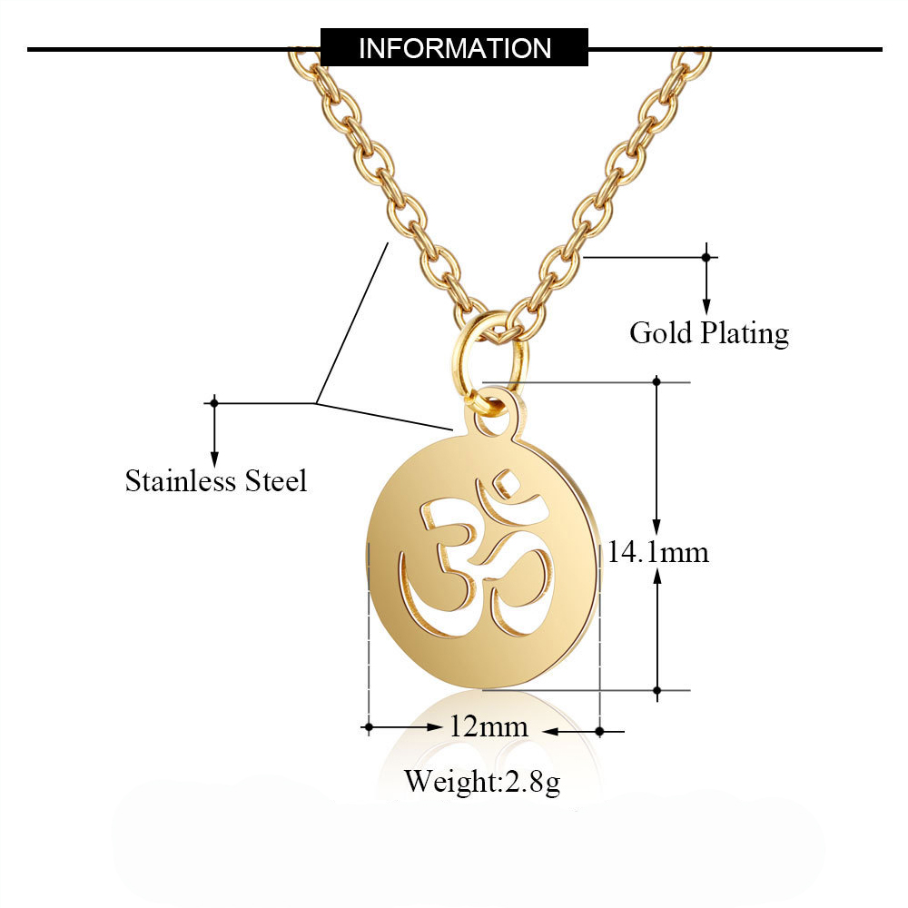 Small Yoga Pendant Gold Color  - مراجعة Yoga Fitness Zone وسعره