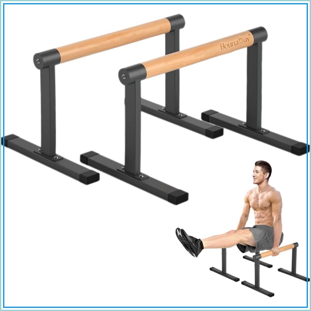 Wooden Parallel Bar & Dip Bar  - مراجعة Dip Bar Parallel وسعره
