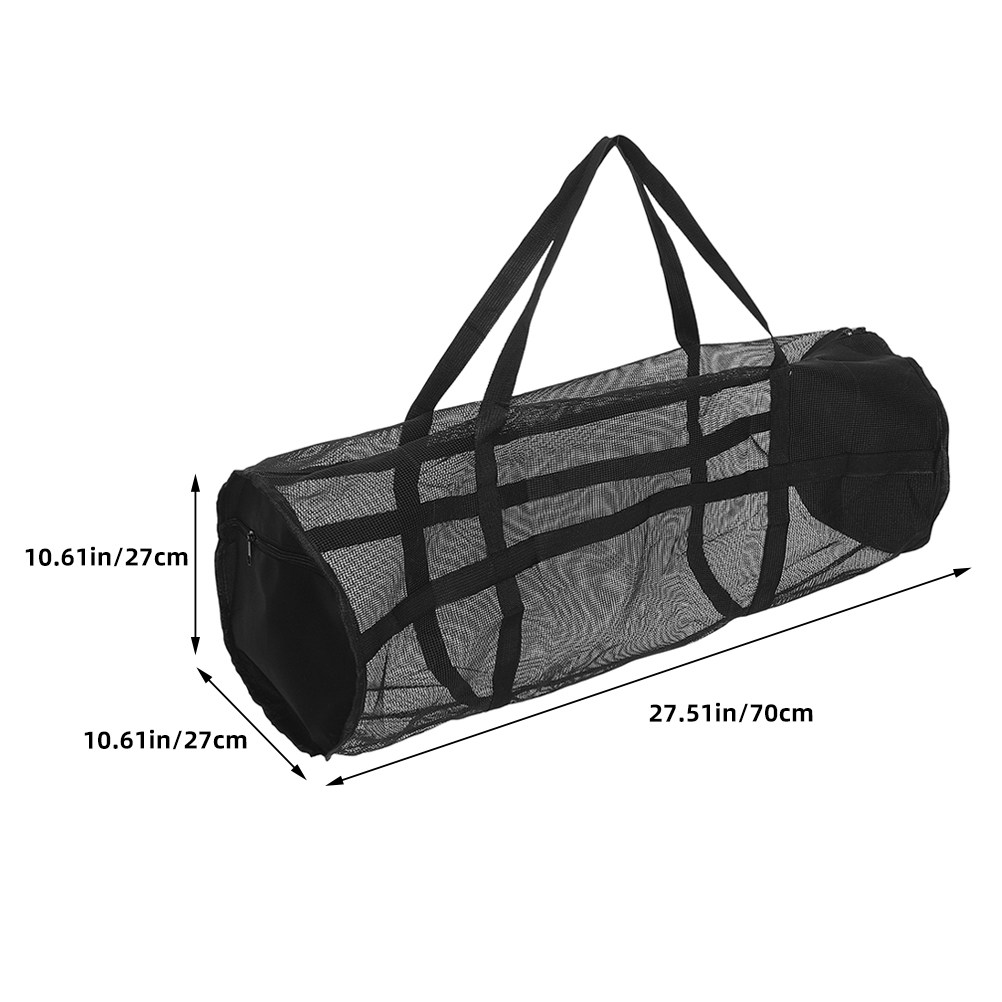 Mesh Gym Storage Bag Extra Lar - مراجعة Yoga Fitness Gear وسعره