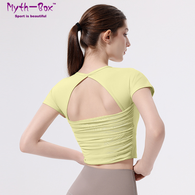 Women Slim Yoga Shirts With Pa - مراجعة Yoga Fitness Qc وسعره