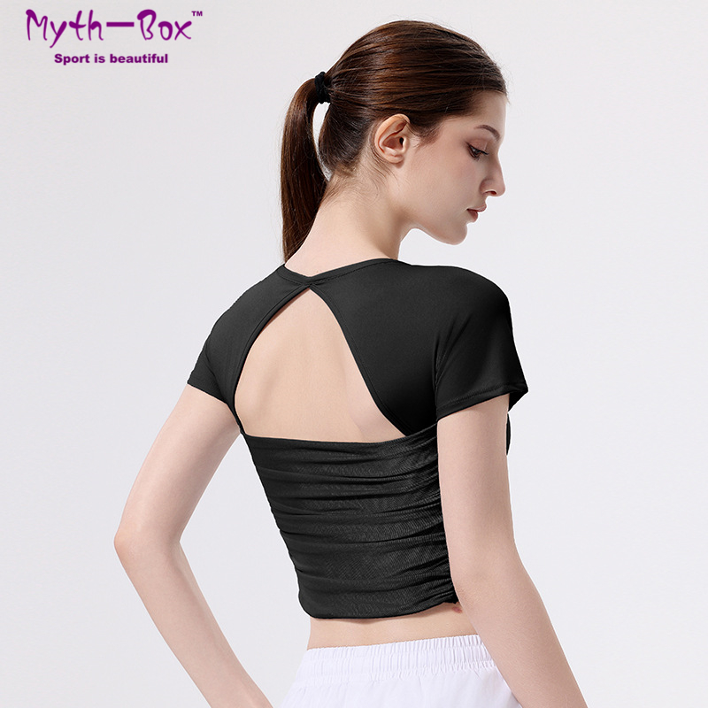 Women Slim Yoga Shirts With Pa - مراجعة Yoga Fitness Qc وسعره